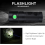 Ultra Light Portable Waterproof Rechargeable LED Flashlight Mini Torch with Lanyard(Black) 6