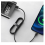Compresseur d'air portable pour gonfler les pneus P006 Noir 6