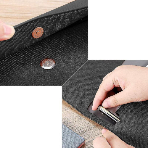 Pu A4 File F Document H Portfolio Envelope F Case with Snap Closu 2