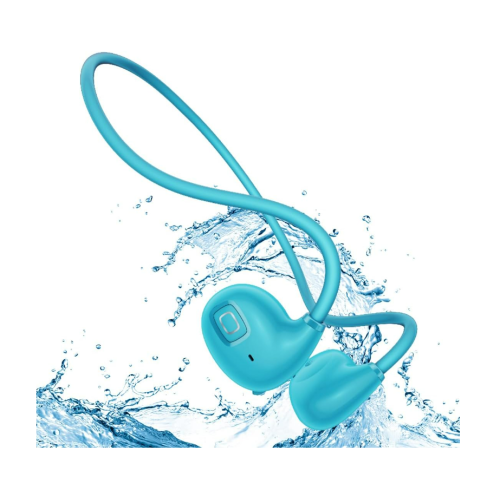 Auriculares de conducción ósea sin impermeabilidad azul