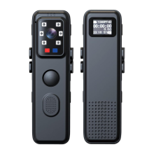 1080P Body Worn Camera with Audio and Video, Mini Body Worn Camera with Infrared Night Vision,for Cycling, Meeting(SD Card Not Included)(Black)