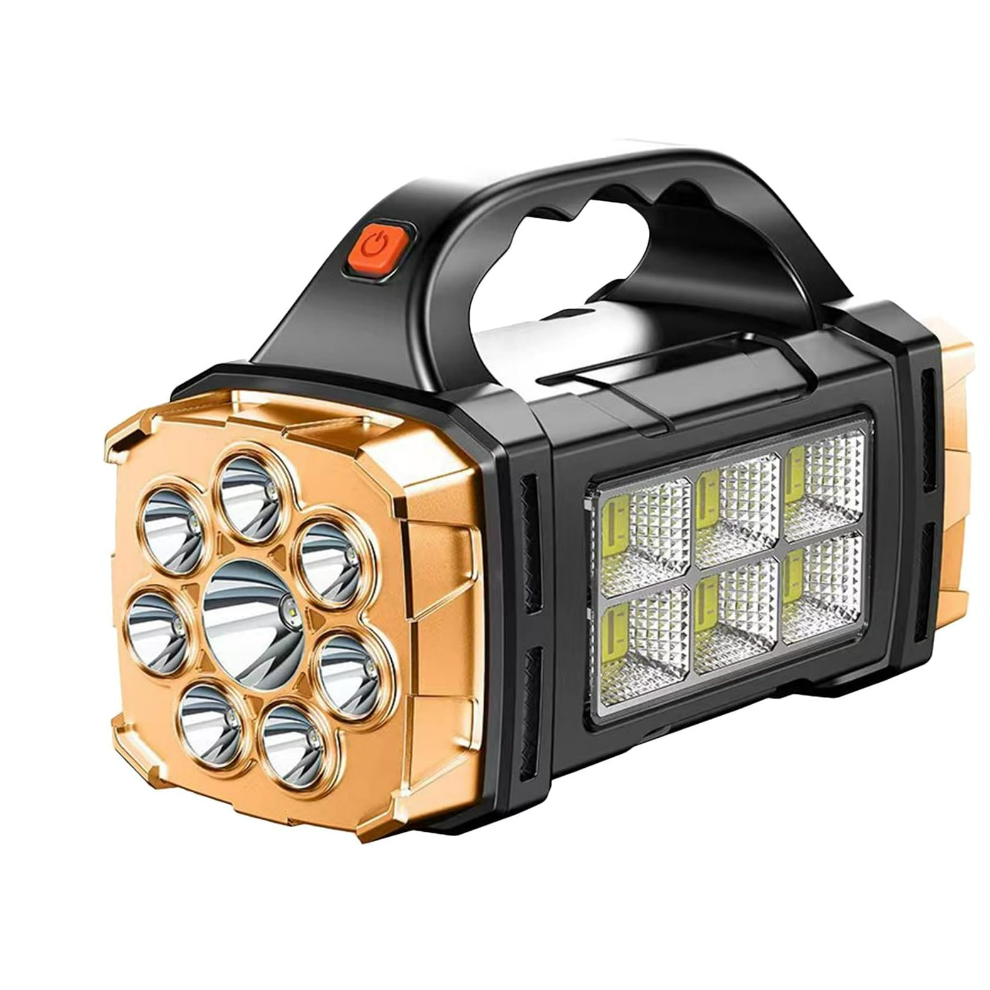 Photos - Flashlight Solar Portable Strong Light , Waterproof Powerful Handheld , Handheld Powerful Flash Light for Camping(G