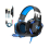 Casque de jeu avec microphone noir 1