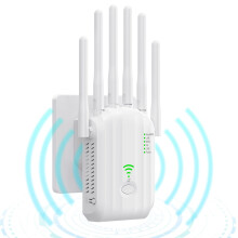 Amplificador De Sinal Extensor Wifi - Repetidor De Internet Para Casa, Até 1.500 Pés Quadrados, Mais De 100 Dispositivos, Banda Dupla 5 Ghz