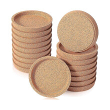 18 Cork Ers Bulk 4 Inch Round Lip H Leak Cork Ers for Drinks Reusable Abso