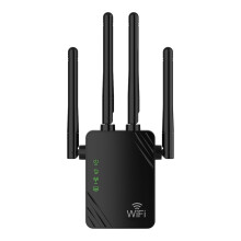 Amplificateur Wi-Fi, répéteur Wi-Fi domestique, double amplificateur Wi-Fi 2,4 GHz et 5 GHz, 300 Mbps, longue portée, avec port Ethernet