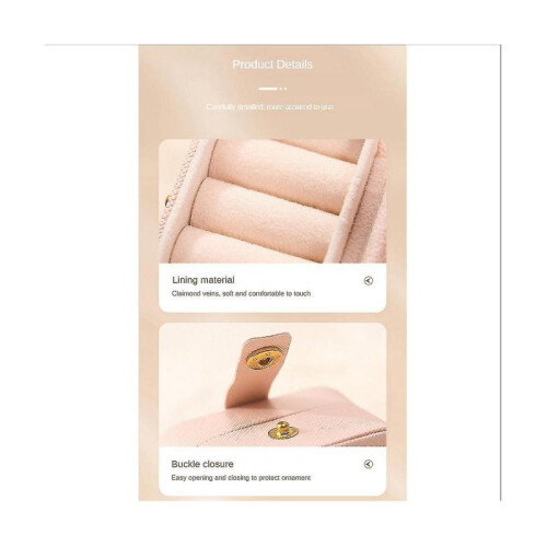 Portable S Jewelry Izer Display Travel Mini Case Boxes Earring Ring H Pa 1