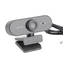 Webcam USB 2K complète avec microphone intégré, rotation à 360, mise au point automatique, lecteur, pour diffusion en direct
