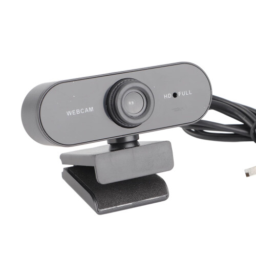 Webcam USB 2K complète avec microphone intégré, rotation à 360, mise au point automatique, lecteur, pour diffusion en direct