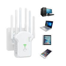 1200Mbps Wifi Extender Dvojpásmový bezdrôtový Wifi opakovač 2,4G 5G Wifi signál opakovač s predlžovačom dosahu portu LAN/Wan