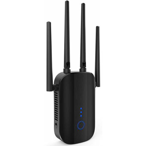 Extensor WiFi AC1200, banda dual, hasta 111 m², 25 dispositivos