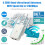 Extensor WiFi 2024, 1200Mbps, 2.4G Dual Band com 4 Antenas - 4