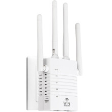 Extensor De Wifi, Amplificador De Sinal De Extensor De Wifi, Impulsionador De Wifi 1200 Mbps Wifi 2,4 E 5 Ghz Banda Dupla (10800 Pés Quadrad