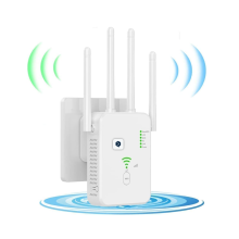 Wifi Extender Zosilňovač signálu Dvojpásmový Wifi zosilňovač 5 GHz/2,4 GHz Až 2 000 štvorcových stôp a opakovač 30 zariadení