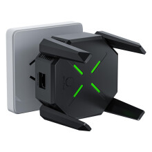 Wifi vysielače signálu | 1,2 Gbps Wifi Extender Dvojpásmový zosilňovač signálu Wps 5 GHz a 2,4 GHz pre domácnosť s portom E