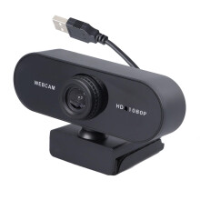 Web Camera 1080P HD Computer Camera with Microphone for PC Laptop Desktop(Black)