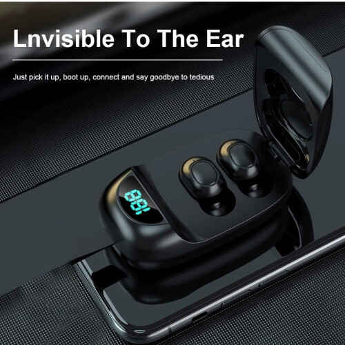 Auriculares inalámbricos Bluetooth 5.0 para Google Pixel con estuche de carga de 2000 mAh y graves profundos. 1
