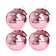 4pcs Ball S Glasses Bar Tools Glasses Flash Straw Goblets