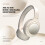 Casque stéréo sans fil Bluetooth 5.3 pour PC, mobile, PS4, PS5, blanc 2