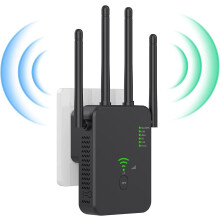 Zosilňovač Wifi Extender Zosilňovač signálu Wi-Fi 300/1200 Mb/s pre domáce pokrytie Až 9 800 štvorcových stôp Wifi 2 4 a 5 Gh