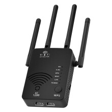 Zosilňovač signálu domáceho Wifi Extender 1200 Mb/s dvojpásmové pokrytie Až 13 800 štvorcových stôp a viac ako 105