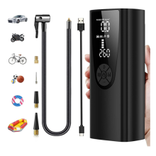 Vzduchový kompresor hustilka pneumatík 8000 mAh nabíjateľná elektrická pumpa na bicykle 150 psi mini bezdrôtová vzduchová pumpa s LED svetlom