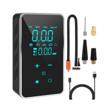Tire Inflator Portable Air Compressor, 150 PSI Cordless Tire Inflator, Rechargeable Cordless Air Pump for Car Tires with LCD Display(Black)