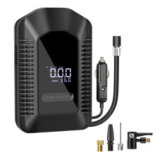 Compressor De Ar Portátil Para Inflador De Pneus, Bomba De Pneu De Carro De 12 Volts Dc Com Manômetro Digital Lcd De 150 Psi E Luz Ied Para
