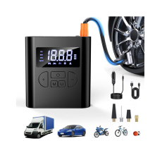 Tire Inflator Portable Air Compressor - Cordless 150PSI & 20000mAh Portable Air Pump, 4X Fast Inflation, Accurate Tire Pressure LCD Display(Black)