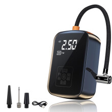 Pompe à vélo électrique, 150 psi avec manomètre numérique, compresseur d'air sans fil pour pneu de voiture portable, gonfleur
