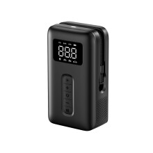 Tire Inflator Portable Air Compressor 150PSI Air Pump with Battery LED Light Cordless Tire pump for Cars Bikes Motorcycle Balls(Black)