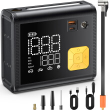 Compressor De Ar Portátil Para Inflador De Pneus, Bomba De Ar Portátil De 150 Psi Para Bateria De Pneus De Carro, Bomba De Ar Elétrica De In