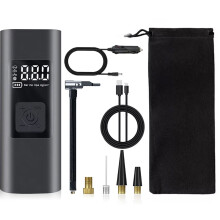 Compresseur d'air portable, gonfleur de pneus sans fil et filaire, pompe à pneus 150 psi avec manomètre, pompe à air électrique pour ballons