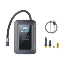 Air Pump Portable Car Air Pump 150Psi Cordless Air Compressor Handheld Electric Tire Inflator with Led Light Support Auto-Off Function (Black)