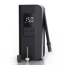 Electric Bike Pump TP100, Portable Bike Tire Pump with LED Display, Auto-Off, 150 PSI Cordless Tire Inflator for Car Bike Motorcycle Balls(Black)