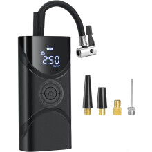 Compresseur d'air portable pour pneus de voiture, pompe à air rapide sans fil pour pneus de vélo avec manomètre numérique