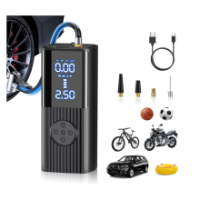 Tire Inflator Portable Air Compressor,20000mAh&180psi Portable Air Pump for Car Tires - Accurate Pressure LCD Display, Car tire air Pump(Black)