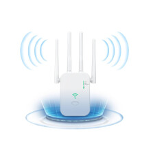 Najrýchlejší Wifi Extender / Booster 2,4G Wifi Zosilňovač signálu 4 Antény 2 LAN porty Interný Extender / Booster