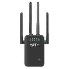 VPMKP - Zosilňovač signálu Wifi Range Extender 300 Mbps Bezdrôtový opakovač Wifi Zosilňovač signálu Wifi pre domácu kanceláriu (čierny)