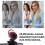 Câmera USB para Laptop de Mesa, Webcam com Foco Manual com Microfone Embutido, Mini Plug and Play com Clipe para Videochamada Webcam, Rotaçã 5