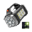 Solar Portable Strong Light Flashlight, Waterproof Powerful Handheld Flashlight, Handheld Powerful Flash Light for Camping(Black) 1