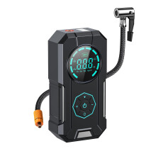 Compressor de Ar Portátil Inflador de Pneus com Função de Memória Bomba de Pneu Rápida de 150 Psi com Luz Led e Cabo de 12V Dc para Carro
