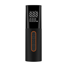 Compressor de Ar Portátil para Encher Pneus Mini Bomba de Ar de 150 Psi para Pneus de Carro Bomba Elétrica Inteligente Dc12V com Visor Lcd de