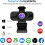 Webcam Hd 1080P Webcam com Microfone Câmara de Portátil de Secretária Usb com Ecrã Panorâmico de 110 Graus Webcam de Streaming para Chamadas 2