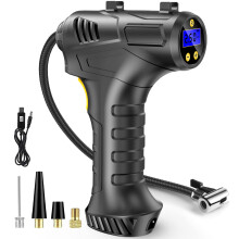 Compressor de Ar Inflador de Pneus Sem Fio Bateria Recarregável Usb de 12V Bomba de Pneu de Carro Portátil de 150 Psi Bomba de Pneu Digit