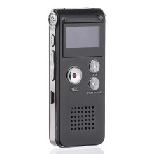 8GB 650H digitálny diktafón Multifunkčný nabíjateľný MP3 prehrávač – čierny
