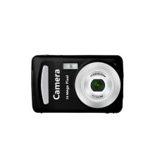 Appareil photo numérique 16 MP, petit et compact, CCD, avec écran LCD rétro, adapté aux adolescents et aux adultes, noir