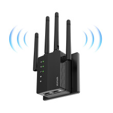 Zosilňovač signálu Wifi Extender s duálnym pásmom 5 GHz / 2,4 GHz, zosilňovač Wifi Až 12 880 m2. Zariadenia Ft a 105, zosilnené