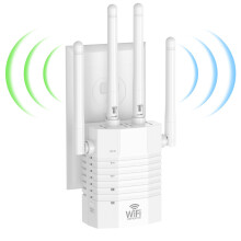 Zosilňovač signálu Wifi s ethernetovým portom 1200 Mb/s dvojpásmový rozširovač Wifi dosahu 5 GHz/2,4 GHz