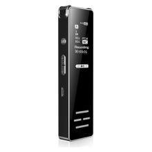 Mini 8GB digitálny hlasový záznamník Mp3 prehrávač pre telefón čierny